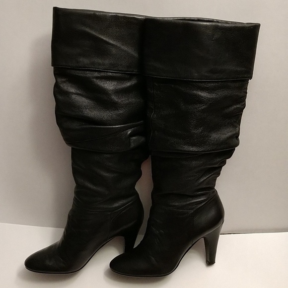 Jones New York tall leather slouch style boots - Picture 8 of 8